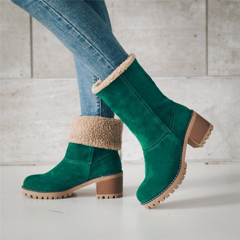 Bota Inverno Feminina Flex Mid