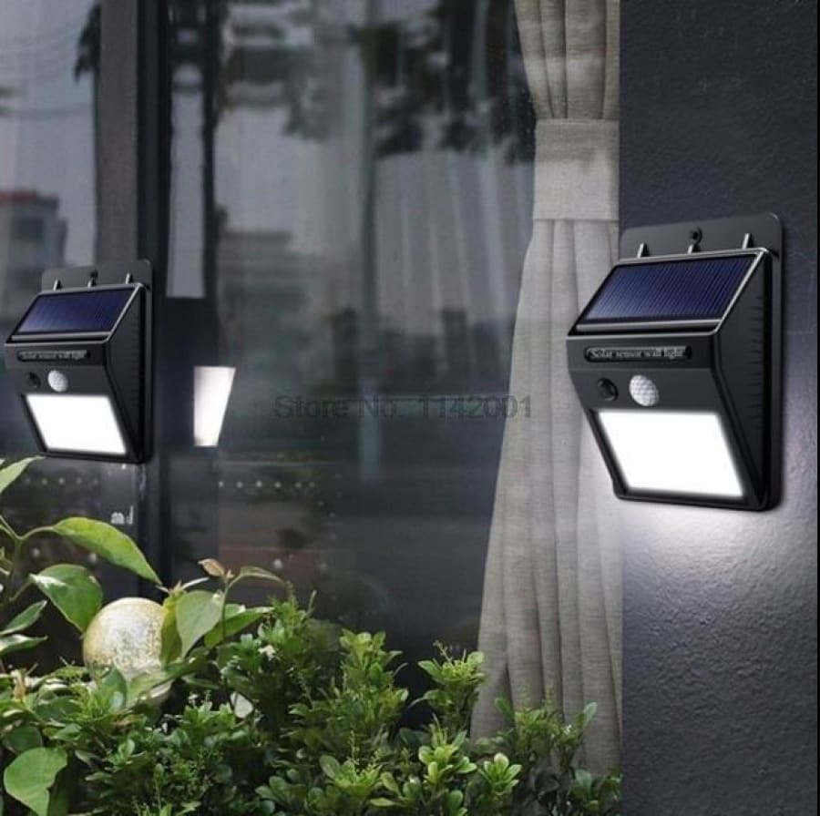 Refletor Solar Externo LED Sensor de Movimento