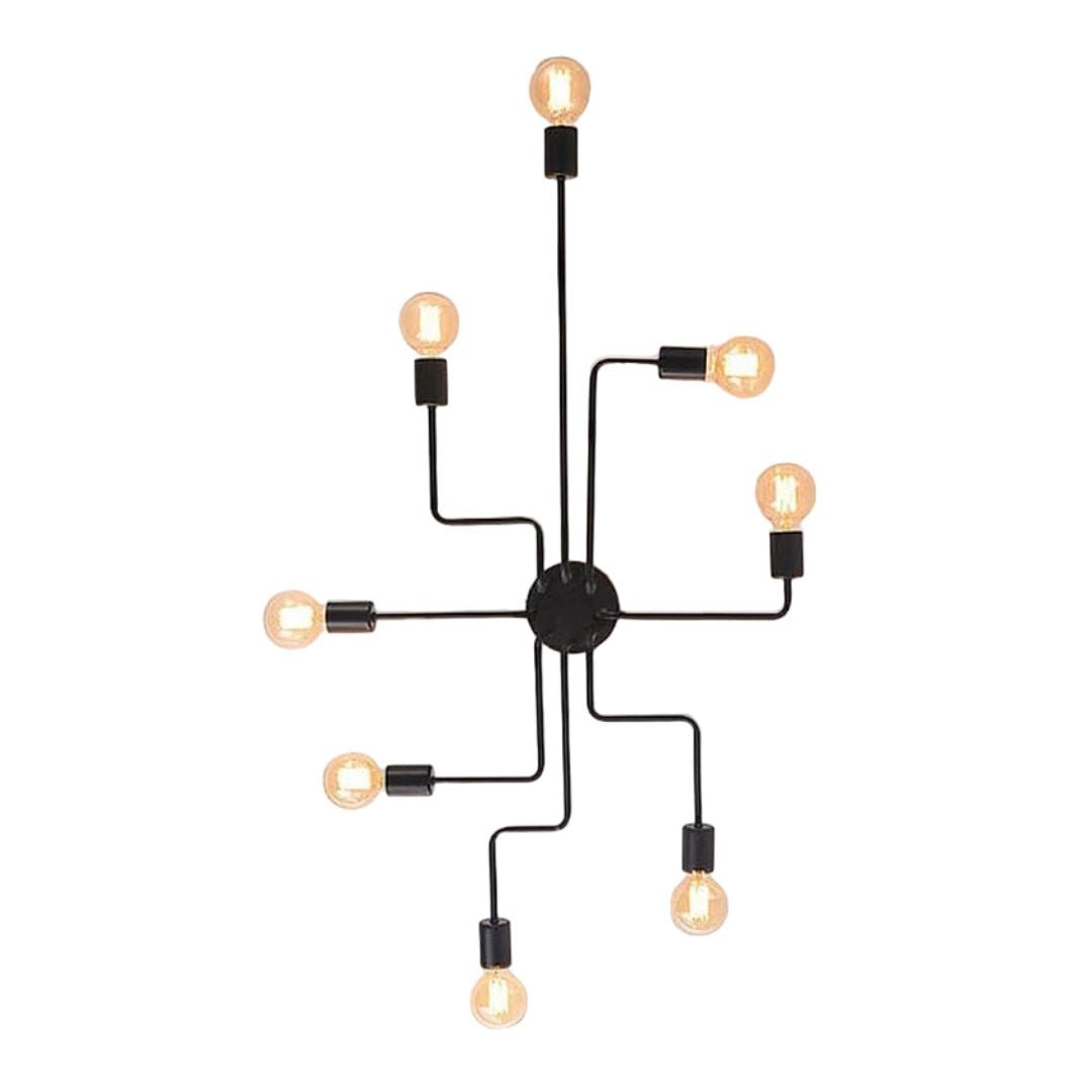 Lustre de Teto Industrial (4, 6 e 8 Bocais)